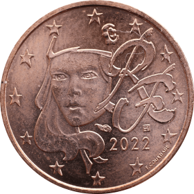 2 eurocenty 2022 francja a